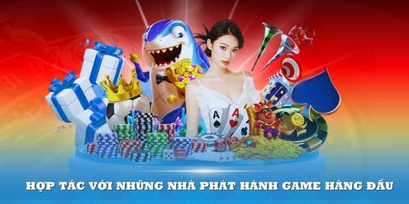 Website hợp tác với những nhà phát hành game hàng đầu